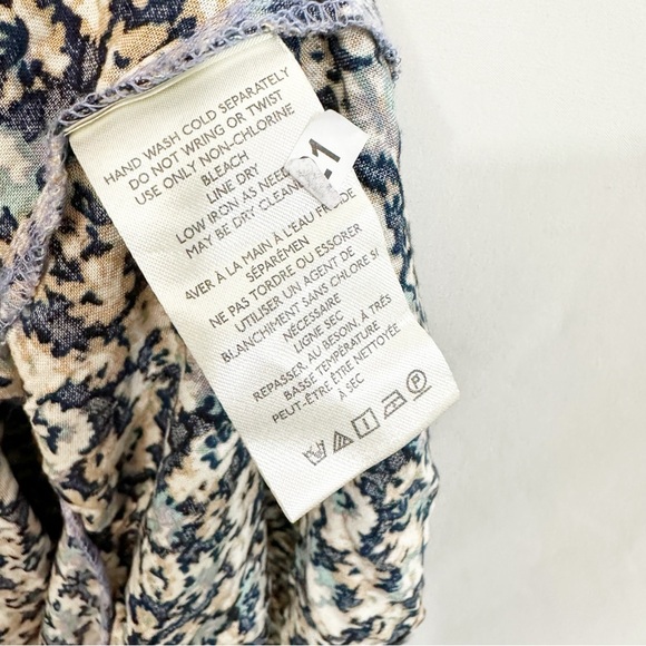 SOLD NWT Free People One I Love Floral Ruffle Maxi Dress in Denim Combo - Picture 14 of 15